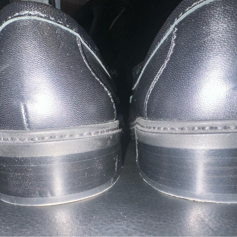 Chanel Black Loafers with Gold Accent - Picture 12 of 15
